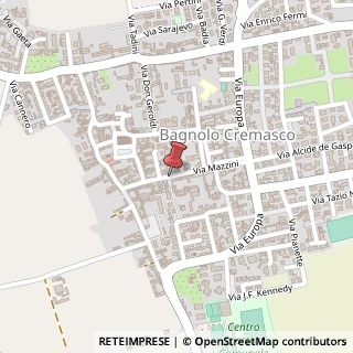 Mappa Via Giuseppe Mazzini, 42, 26010 Bagnolo Cremasco, Cremona (Lombardia)