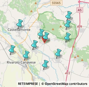 Mappa Via Molini, 10011 Agliè TO, Italia (3.77455)