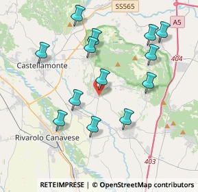 Mappa Via Molini, 10011 Agliè TO, Italia (3.96154)