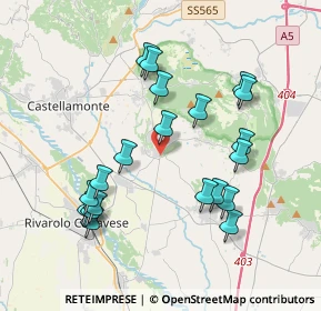 Mappa Via Molini, 10011 Agliè TO, Italia (3.8225)