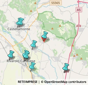 Mappa Via Molini, 10011 Agliè TO, Italia (4.98083)