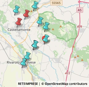 Mappa Via Molini, 10011 Agliè TO, Italia (3.99636)