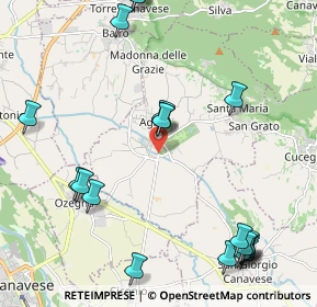 Mappa Via Molini, 10011 Agliè TO, Italia (2.6985)