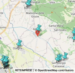 Mappa Via Molini, 10011 Agliè TO, Italia (3.8645)