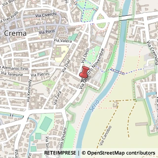 Mappa Via IV Novembre, 14/A, 26013 Crema, Cremona (Lombardia)