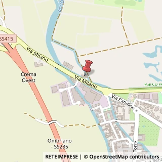 Mappa Via Milano, 42, 26013 Crema, Cremona (Lombardia)