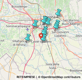 Mappa 37060 Castel D'Azzano VR, Italia (5.00364)