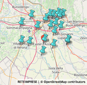 Mappa 37060 Castel D'Azzano VR, Italia (7.072)