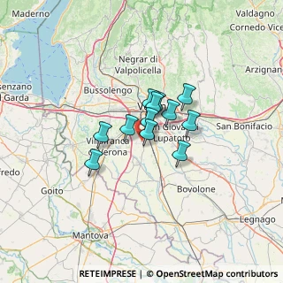 Mappa 37060 Castel D'Azzano VR, Italia (7.63083)