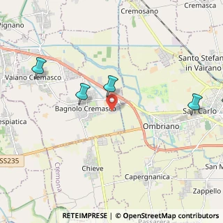 Mappa Via delle Industrie, 26010 Bagnolo Cremasco CR, Italia (3.71182)