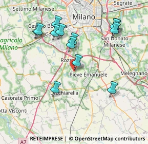 Mappa Via Guglielmo Marconi, 20080 Basiglio MI, Italia (8.01769)