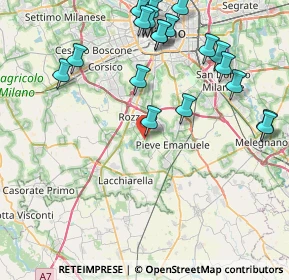 Mappa Via Guglielmo Marconi, 20080 Basiglio MI, Italia (9.883)