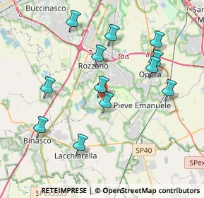 Mappa Via Guglielmo Marconi, 20080 Basiglio MI, Italia (3.895)