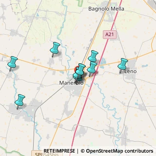 Mappa Via Carlo Zima, 25025 Manerbio BS, Italia (2.62818)