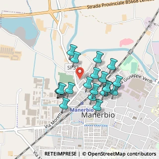 Mappa Via Giuseppe Di Vittorio, 25025 Manerbio BS, Italia (0.366)