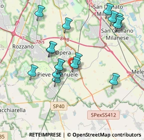 Mappa Locate Triulzi, 20085 Locate di Triulzi MI, Italia (3.88059)