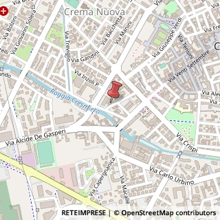 Mappa Via Fratelli Bandiera, 4, 26013 Crema, Cremona (Lombardia)