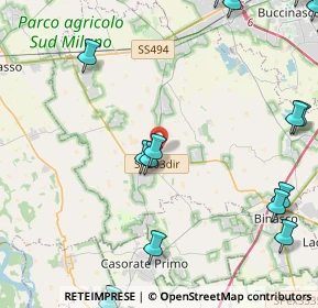 Mappa SP 38, 20088 Rosate MI, Italia (6.9305)