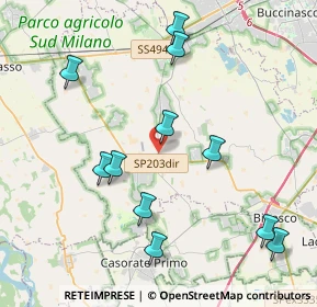 Mappa SP 38, 20088 Rosate MI, Italia (4.38182)