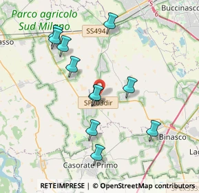 Mappa SP 38, 20088 Rosate MI, Italia (3.70273)