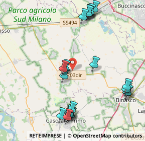 Mappa SP 38, 20088 Rosate MI, Italia (4.8995)