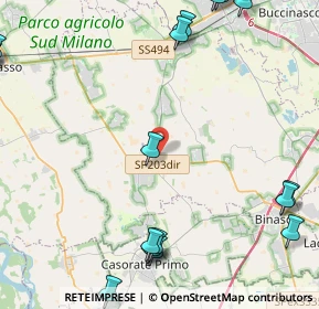 Mappa SP 38, 20088 Rosate MI, Italia (6.998)