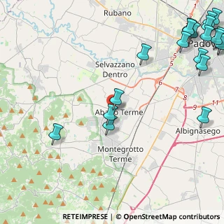 Mappa Via Vittorino da Feltre, 35031 Abano Terme PD, Italia (6.9105)