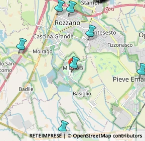 Mappa Palazzo dei Cigni, 20080 Basiglio MI, Italia (3.4145)