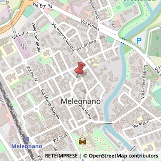 Mappa Via guglielmo marconi 9, 20070 Melegnano, Milano (Lombardia)