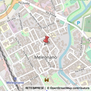 Mappa Via N. Bixio, 7, 20077 Melegnano, Milano (Lombardia)