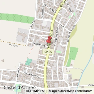 Mappa Via P. Mascagni, 37, 37060 Castel d'Azzano, Verona (Veneto)