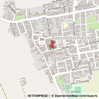 Mappa Via Giuseppe Mazzini, 26, 26010 Bagnolo Cremasco, Cremona (Lombardia)