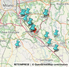 Mappa Vizzolo Predabissi, 20070 Vizzolo Predabissi MI, Italia (7.08556)