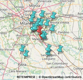 Mappa Vizzolo Predabissi, 20070 Vizzolo Predabissi MI, Italia (11.091)