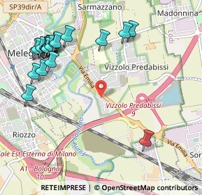 Mappa Vizzolo Predabissi, 20070 Vizzolo Predabissi MI, Italia (1.2795)