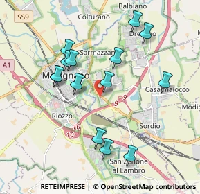 Mappa Vizzolo Predabissi, 20070 Vizzolo Predabissi MI, Italia (1.83533)