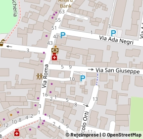 Mappa 20088 Rosate MI, Italia (0.07308)