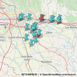 Mappa Via Campagnol, 37059 Zevio VR, Italia (6.9215)