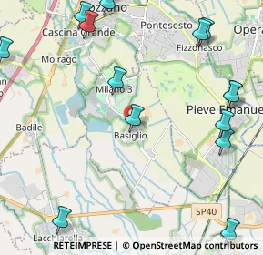 Mappa Residenza Tralci, 20080 Basiglio MI, Italia (3.03125)