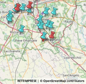 Mappa Via Don Giuseppe Dossetti, 20080 Carpiano MI, Italia (9.555)