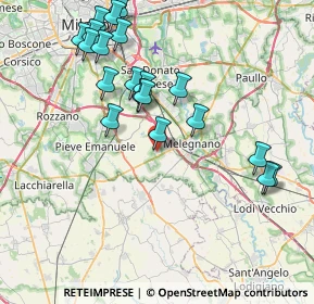 Mappa Via Don Giuseppe Dossetti, 20080 Carpiano MI, Italia (8.417)