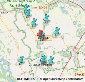 Mappa Via G. Carducci, 20088 Rosate MI, Italia (3.69)