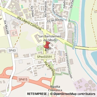 Mappa Via Piacenza, 99, 26013 Crema CR, Italia, 26013 Crema, Cremona (Lombardia)