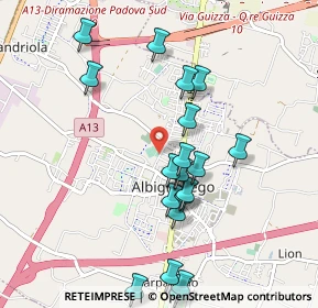 Mappa Via Schiavon Don Antonio, 35020 Albignasego PD, Italia (0.979)