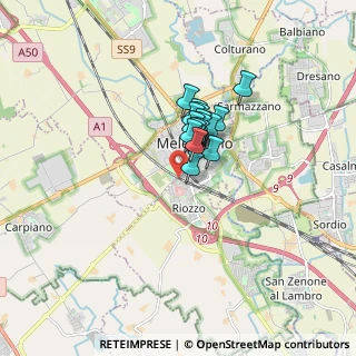 Mappa Strada Cerca di Landriano, 20077 Melegnano MI, Italia (0.93313)