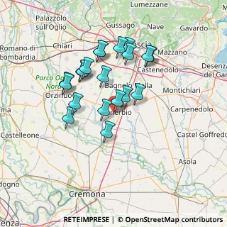 Mappa Corte della Luna, 25025 Manerbio BS, Italia (12.4345)