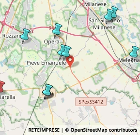 Mappa SPexSS412, 20085 Carpiano MI, Italia (4.90727)