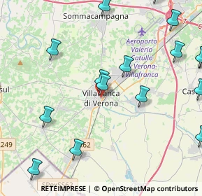 Mappa Corso Garibaldi, 37069 Villafranca di Verona VR, Italia (6.2715)