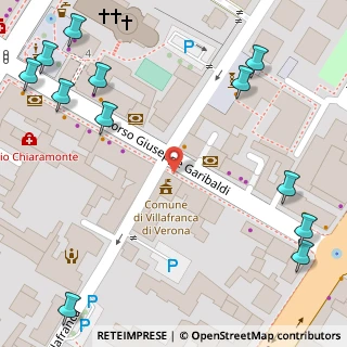 Mappa Corso Garibaldi, 37069 Villafranca di Verona VR, Italia (0.1315)