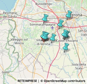 Mappa Corso Garibaldi, 37069 Villafranca di Verona VR, Italia (5.38909)